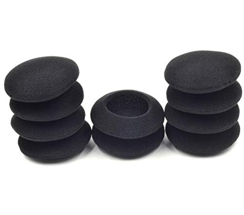 5 Pairs Sponge Foam Ear Pads Ear Cushions Covers Replacement for Sony MDR-G74SL Street Style, MDR-IF240R, MDR-15, MDR-NC6, MDR-NC5, MDR-210, MDR-101, SRF-HM33, SRF-H4 60mm