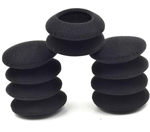 5 Pairs Sponge Foam Ear Pads Ear Cushions Covers Replacement for Sony MDR-G74SL Street Style, MDR-IF240R, MDR-15, MDR-NC6, MDR-NC5, MDR-210, MDR-101, SRF-HM33, SRF-H4 60mm