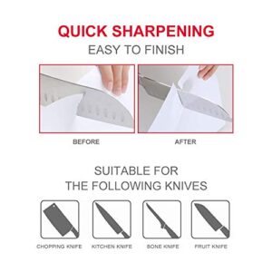 Knife Sharpeners, Mini Knife Sharpeners with Suction Base, Pocket Knife Sharpeners Suitable for Most Blade Types, knife sharpeners for kitchen knives, Gold