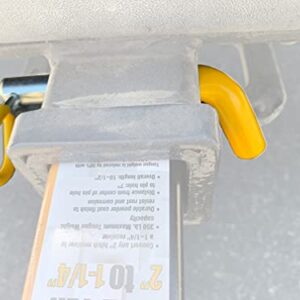 MaxxHaul 50565 3 Pack Trailer Hitch Pin & Clip with Rubber-Coated Vinyl Yellow Grip, 5/8" Diameter, Fits 2" Receiver