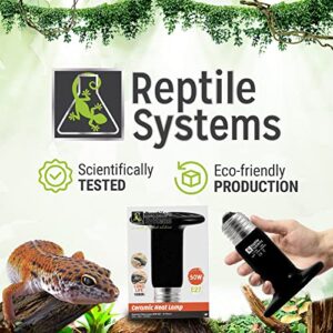 Reptile Systems Ceramic Heat Emitter (Che), 100W – Reptile, Amphibian, Mammal & Baby Chick: Heat Basking for Terrariums, Vivariums, Paludariums, Enclosures & Cages