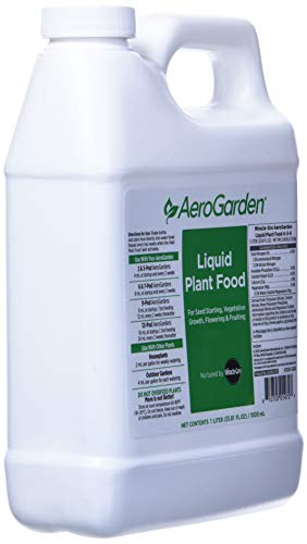 AeroGarden Liquid Nutrients (1 Liter) & Grow Anything Seed Pod Kit, 9