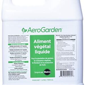 AeroGarden Liquid Nutrients (1 Liter) & Grow Anything Seed Pod Kit, 9