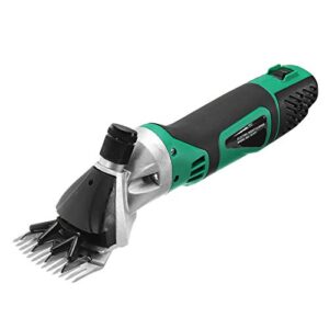 coldwind 350w electric sheep shears, sheep clippers with 6 speed,electric goat shears for sheep goat llama horse alpacas thick coat and heavy duty animals hair-green