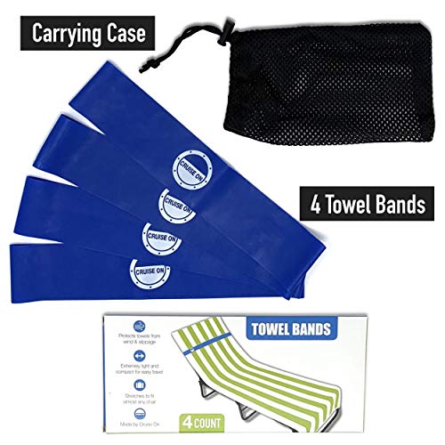 Cruise Essentials [2 Items] Cruise Approved Power Strip & Towel Bands