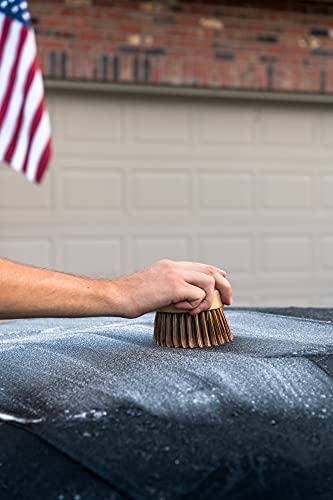 303 Products Convertible Top Brush - Soft Bristles for Safe But Effective Cleaning - Ergonomic Grip - Break Up Dirt and Debris On Convertible Top,1 Pack (39017), Blue