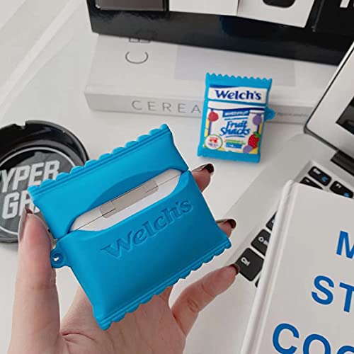 koytooy for AirPod Pro Case,Cute Unique Cartoon Cute Fashion welchs Design Airpod Cover Suitable for Girls and Boys AirPods Pro Charging Case.(PRO/Wisdom Fudge Blue)