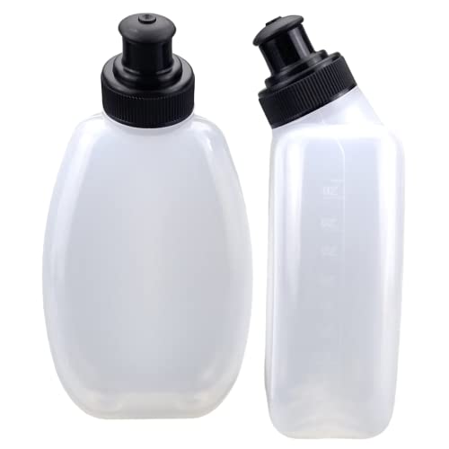 HECHZSO 2x10 oz BPA-Free Water Bottles for the Running Hydration Belt, Fuel Belts Replacement Bottle Set for Marathon Walking Hiking Cycling Trail Skiing (2 PACK) (2x10 oz Water Bottles)