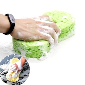 besportble 5 pcs car wash sponges multifunctional sponge bone design cleaning sponges for polishing porous car wash sponges