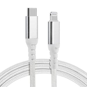 usb c to lightning cable 10ft, deegotech [mfi certified] iphone fast charger cable, long nylon braided usb-c lightning cable compatible with iphone 14/14 promax/13/13promax/12/11/x/ipad 2021/airpods