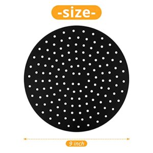 Silicone Pot Holder Trivet Mats, KUFUNG Heat Resistant Table Dish Drying Mat, Hot Pads Spoon Rest, Non Slip, Flexible, Durable, Dishwasher Safe (Black, Ventilated Holes)