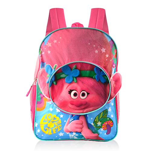 Trolls Backpack School Supplies Bundle ~ Trolls School Bag Set With 200+ Trolls Stickers Plus Coloring Sheets, And More! (Trolls School Supplies)