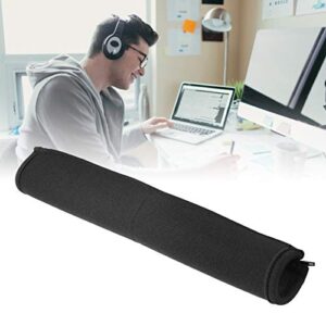 Headphones Headband Cover, Professional Headband Protectors Headphone Protective Sleeve Fit for AudioTechnica ATHMSR7/M30X/M40X/M50(Black)