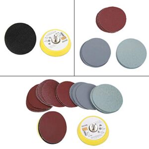 Glass Polishing Kit, Windscreen Scratch Removal Set Ceric Dioxide Abrasive Discs Polish Pads Felt for Removing Wiper Blade Damage, Scuffs