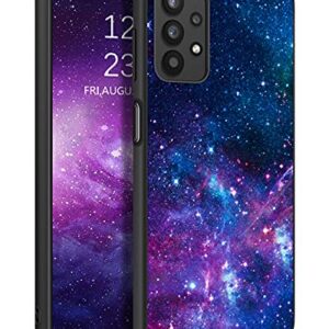 BENTOBEN Galaxy A32 5G Case, Samsung A32 Phone Case, Slim Fit Glow in The Dark Shockproof Drop protective Hybrid Hard PC Soft TPU Bumper Girl Women Boy Cover for 2021 Galaxy A32 6.5 Inch,Nebula/Galaxy