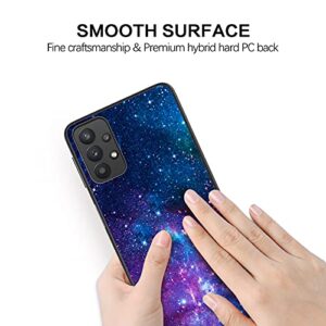 BENTOBEN Galaxy A32 5G Case, Samsung A32 Phone Case, Slim Fit Glow in The Dark Shockproof Drop protective Hybrid Hard PC Soft TPU Bumper Girl Women Boy Cover for 2021 Galaxy A32 6.5 Inch,Nebula/Galaxy