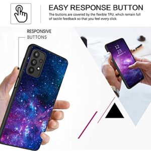 BENTOBEN Galaxy A32 5G Case, Samsung A32 Phone Case, Slim Fit Glow in The Dark Shockproof Drop protective Hybrid Hard PC Soft TPU Bumper Girl Women Boy Cover for 2021 Galaxy A32 6.5 Inch,Nebula/Galaxy