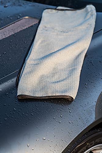 303 Products Waffle Weave Drying Towel - Premium and Ultra Absorbent - Safely Dries Paint Without Scratching - Perfect for Use After Car Wash, 1 Pack (39015)