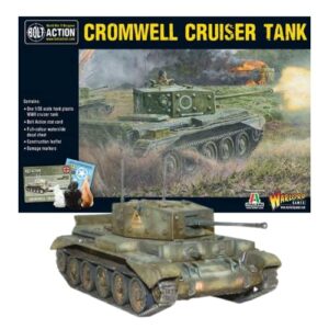 wargames delivered bolt action miniatures - warlord games cromwell cruiser tank british army model tank 28mm miniatures - wargaming, ww2 model kits, and tank model kit model tanks kits to build