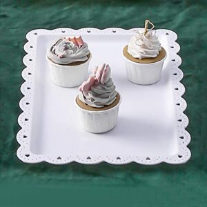 Set of 5pcs Cupcake Stand and Dessert Fruit Snack Tower Tray for Wedding Home Birthday Tea Party Serving Platter