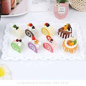 Set of 5pcs Cupcake Stand and Dessert Fruit Snack Tower Tray for Wedding Home Birthday Tea Party Serving Platter