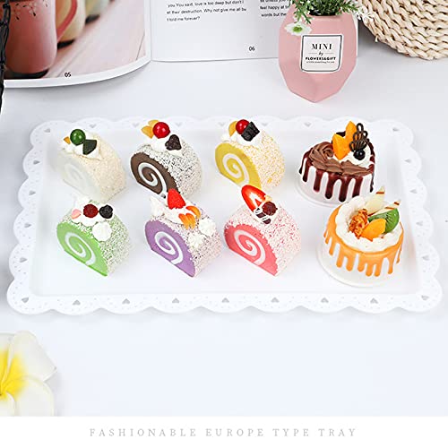 Set of 5pcs Cupcake Stand and Dessert Fruit Snack Tower Tray for Wedding Home Birthday Tea Party Serving Platter