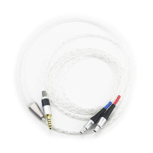 NewFantasia HiFi Cable with 4.4MM Balanced Male Compatible with Sennheiser HD800, HD800S, HD820 Headphones Compatible with Sony WM1A, NW-WM1Z 2m/6.6ft