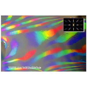 13,500 Lines/inch Diffraction Grating Sheet - Double Axis [1 Foot x 6 Inches]