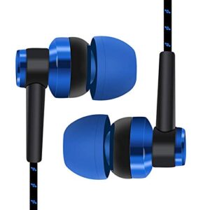 Earphones, Earbuds Heavy Bass Stereo Plastic Games Headset for Walking - Black