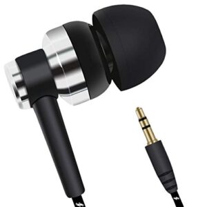 earphones, earbuds heavy bass stereo plastic games headset for walking - black