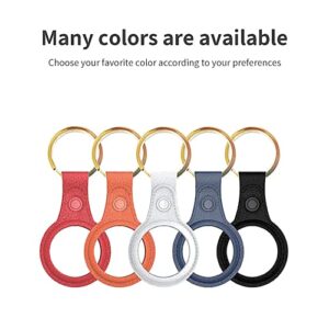 SPUEXCMAT Case Compatible with Apple AirTags Case Keychain Air tag Holder Air Tag Key Ring Cases