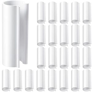 32 piece clamp for pvc pipe greenhouses, row covers, shelters, bird protection, 2.4 inches long(white,for 1/2 inch pvc pipe)