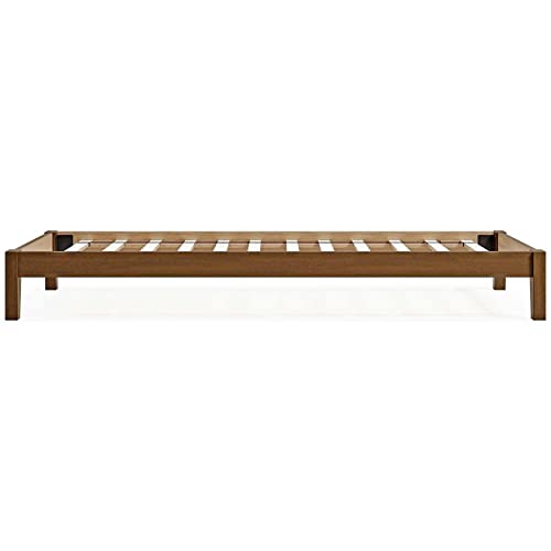 Signature Design by Ashley Tannally Modern Wood Youth Platform Bed Frame, Twin, Light Brown