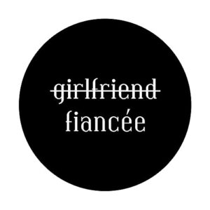 Girlfriend New Fiancee - Engaged Wife Wedding Gift New Bride PopSockets PopGrip: Swappable Grip for Phones & Tablets