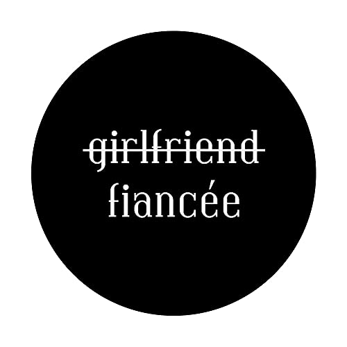 Girlfriend New Fiancee - Engaged Wife Wedding Gift New Bride PopSockets PopGrip: Swappable Grip for Phones & Tablets