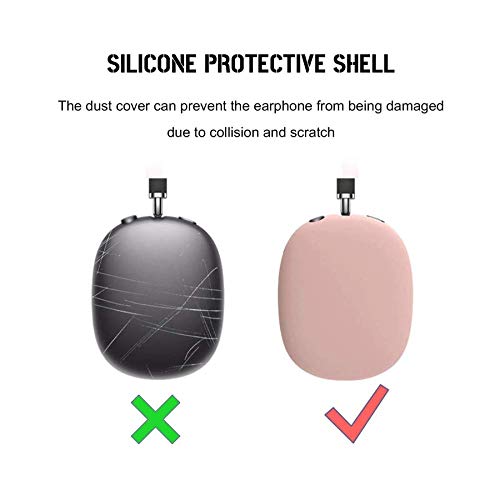 Zotech Silicone Protective Cover, Soft Earcup Cushions Case for Airpods Max (Pink)