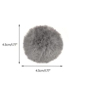 CHIWAVA 24PCS 1.8" Catnip Furry Cat Toys Ball Soft Pom Pom Balls Kitten Chase Quiet Play Assorted Color