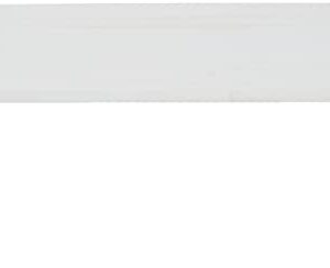 iDesign Renewable Paulownia Wood Collection Large Shelf Riser with Handles, 16" x 10.5" x 5.1", White Wash