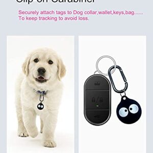 3 Pack Protective Case Compatible with Apple AirTag Cases, Cute Cartoon Silicone Protective Holder for AirTag Keychain, Pet,Luggage, Newest Design