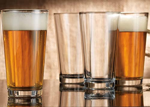 Home Essentials & Beyond Drinking Glasses Set Of 10 Highball Glass Cups 17 Oz Beer Glasses, Water, Juice, Cocktails, Iced Tea, Bar Glasses. Dishwasher Safe.