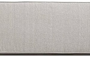 Signature Design by Ashley Chetfield Upholstered Mid-Century Modern Storage Bench, Brown