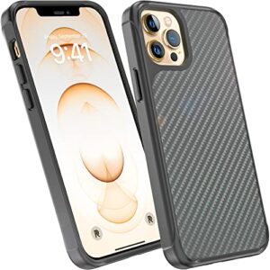 phone rebel iphone 12 case/iphone 12 pro case [rebel series gen-2] premium aramid fiber, magsafe compatible, protective shockproof corners, slim fit grip case for 12/12 pro 6.1 2020 (rebel black)