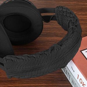 Geekria Flex Fabric Headband Pad Compatible with Razer Kraken Pro V2, 7.1 V2, Ultimate, Tournament Edition Headphone Replacement Headband/Headband Cushion/Replacement Pad Repair Parts (Black).