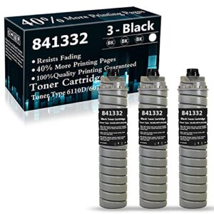 3-black 885400/841332 compatible toner cartridge replacement for ricoh aficio ap900 1060 1075 2051 2060 2075 mp 6500sp 7000 7001 6503 7500 7503 9002 sp 9100dn printer ink cartridge