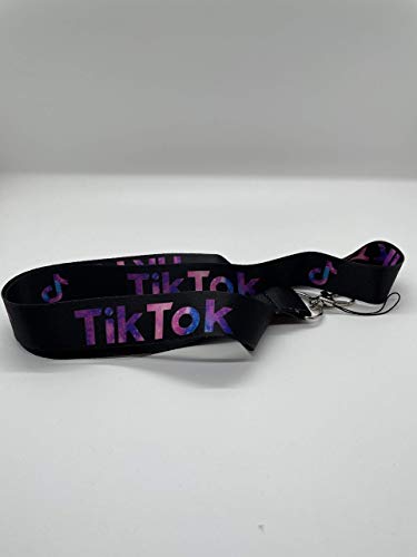 TikTok Key Lanyard Badge ID Holder TIK Tok Keychain