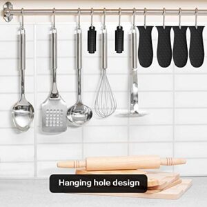 8 Pack Cast Iron Handle Cover, Silicone Hot Handle Holder, Assist Handle Holder, Non-Slip Pot Holder Sleeve, Pot Handle Covers Heat Resistant Potholder Cookware Silicone Cast Iron Handle Cover