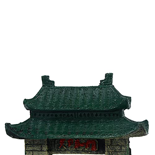 Mairuker Aquarium Decorations Fish Tank Chinese Temple Landscape Decor Aquarium Accessories for Fish and Shrimp