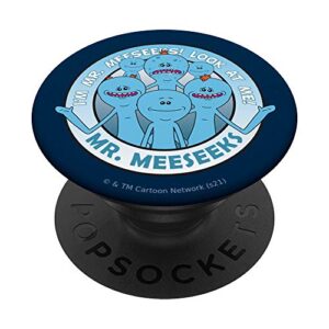rick and morty mr. meeseeks popsockets swappable popgrip