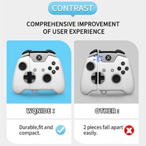 WQNIDE Case for White Game Controller Airpod 2/1, Soft Silicone 3D Cute Cartoon Anime Game Controller Skin Protective Case Design,6in1 Accessories Set with Keychain for Women Girls Boys
