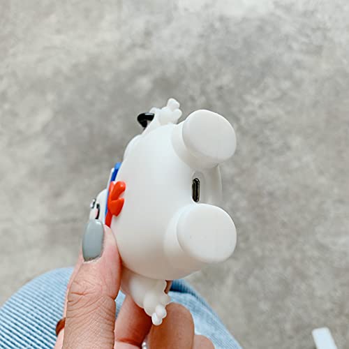 VARWANEO Case for Airpods 1&2, Soft PVC 3D Cute Funny Fun Cartoon Ghost Busters Design Kawaii Airpods Cover Case with Keychain, Cool for Kids Teens